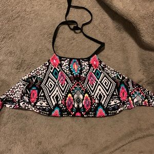 High neck bikini top